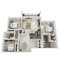 C1 (Balcony/Sunroom) 10102 floor plan